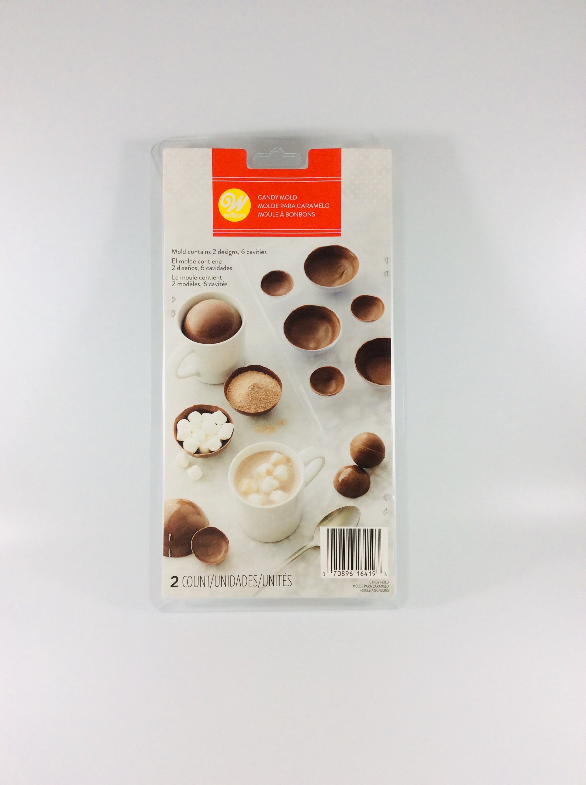 Half Circles Hot Coco Bomb Plastic Candy Mold Party Worx